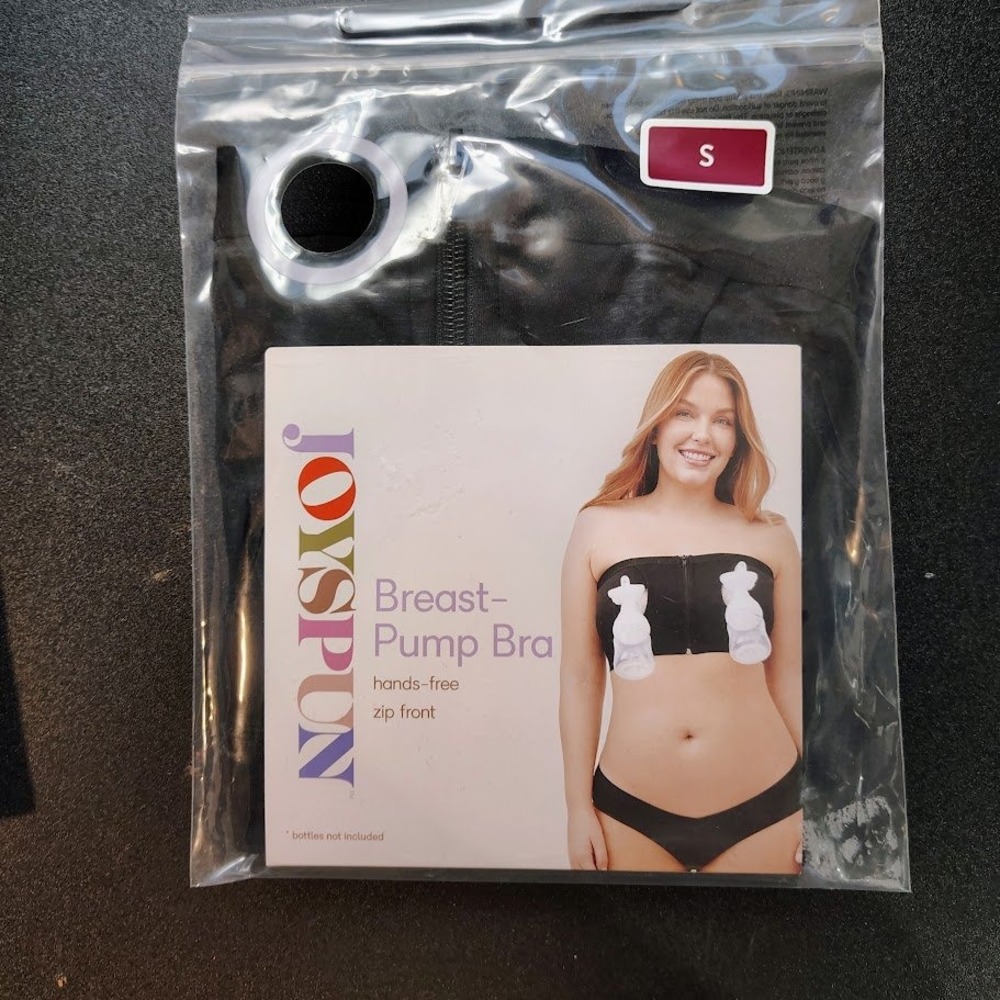 Joyspun Women's Maternity Hands-Free Nursing Pumping Bandeau Bra size Small - Picture 2 of 3